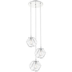 Access Lighting 63127LEDDLP-MSS/CLR Mirrored Stainless Steel 3 Light Led Pendant Image 1