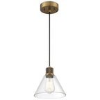 Access Lighting 63140LEDDLP-ABB/CLR Antiqued Brushed Brass Martini Led Pendant Image 1