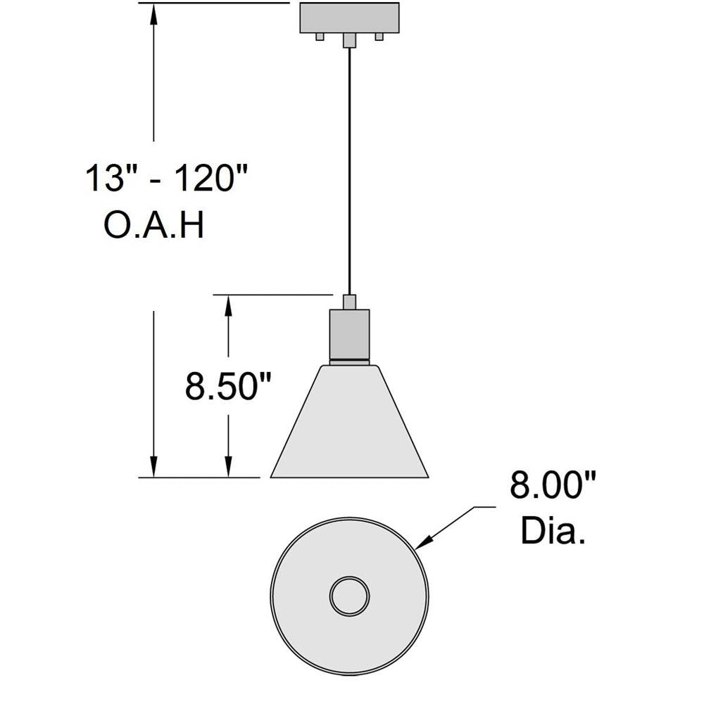 Access Lighting Port Nine Martini Led Pendant