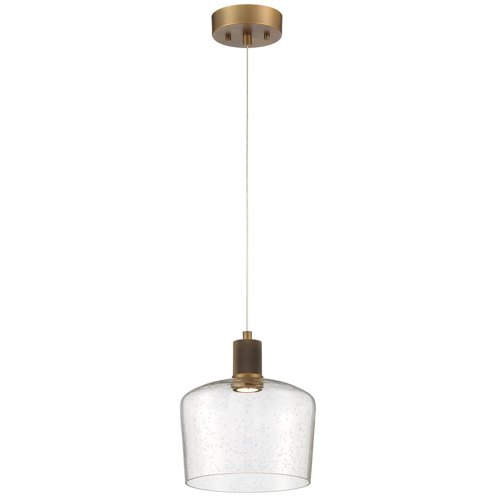 Access Lighting 63141LEDD-ABB/SDG Antiqued Brushed Brass Chardonnay Led Pendant Image 1