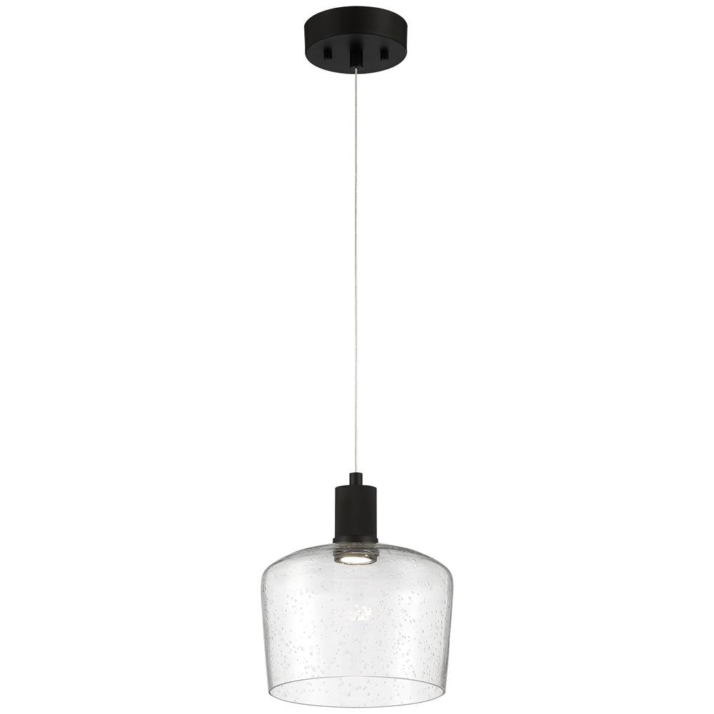 Access Lighting 63141LEDD-MBL/SDG Matte Black Chardonnay Led Pendant Image 1
