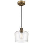 Access Lighting 63141LEDDLP-ABB/SDG Antiqued Brushed Brass Chardonnay Led Pendant Image 1