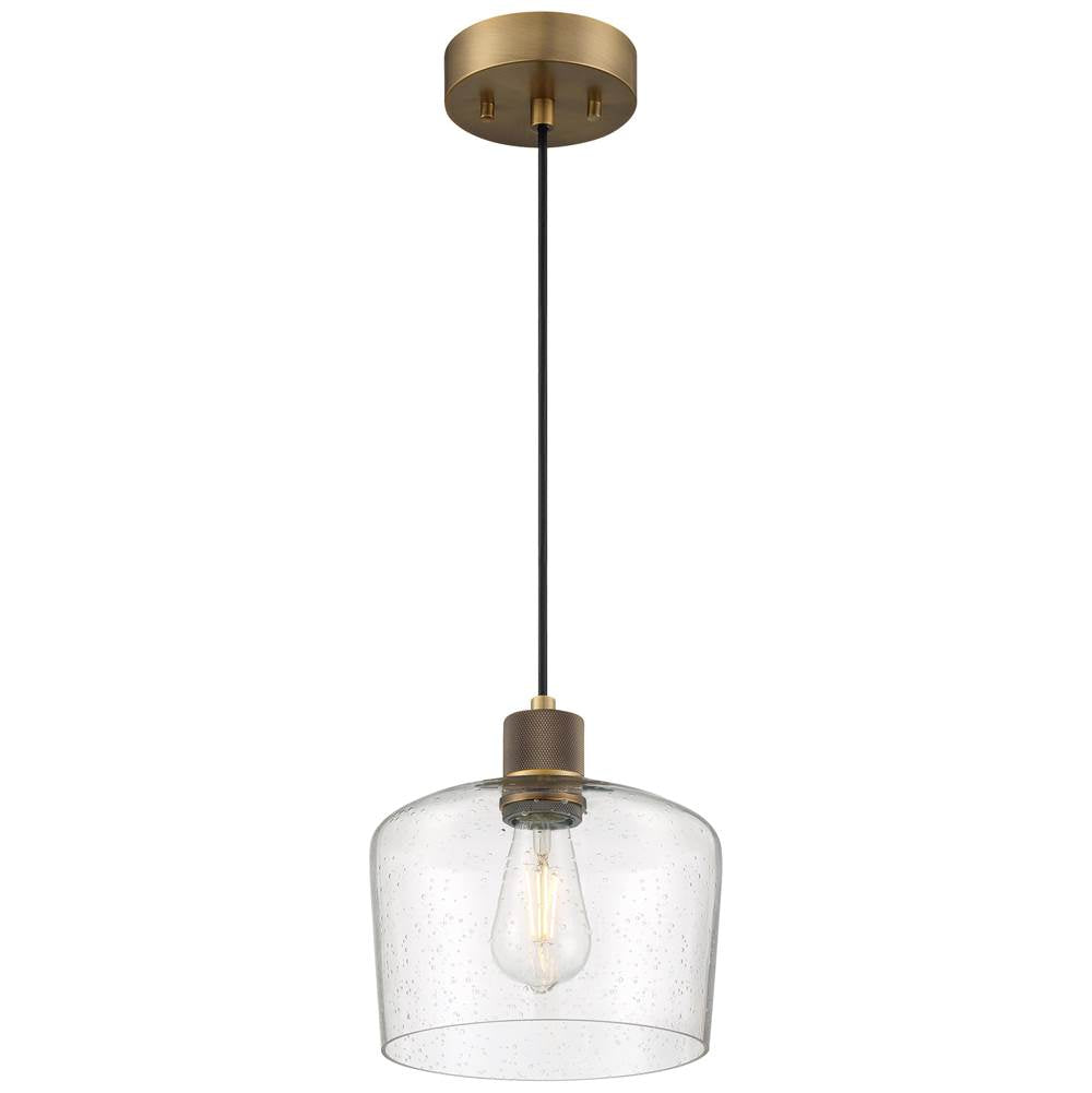 Access Lighting 63141LEDDLP-ABB/SDG Antiqued Brushed Brass Chardonnay Led Pendant Image 1