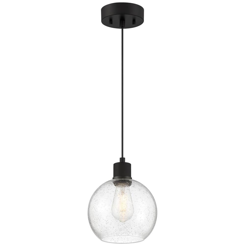 Access Lighting 63142LEDDLP-MBL/SDG Matte Black Burgundy Led Pendant Image 1