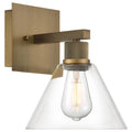 Access Lighting 63143LEDDLP-ABB/CLR Antiqued Brushed Brass Martini Led Wall Sconce Image 1