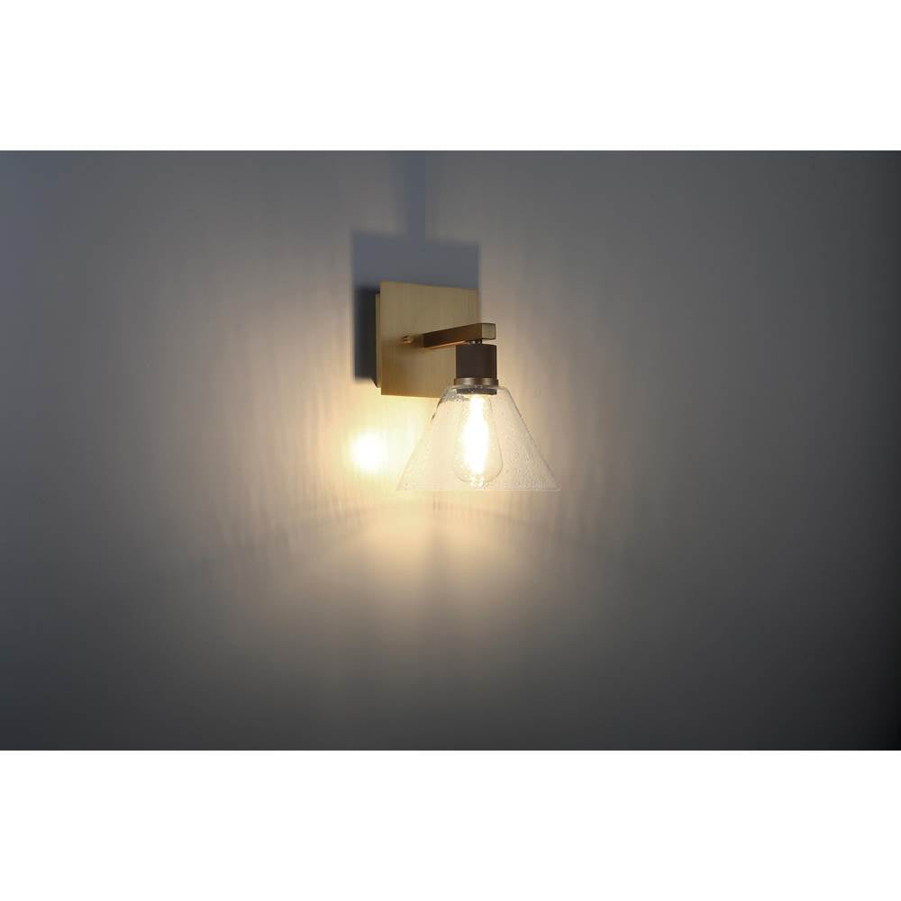 Access Lighting 63143LEDDLP-ABB/SDG Antique Brushed Brass Martini Led Wall Sconce Image 2