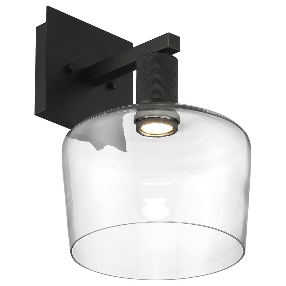 Access Lighting 63144LEDD-MBL/CLR Matte Black Chardonnay Led Wall Sconce Image 5