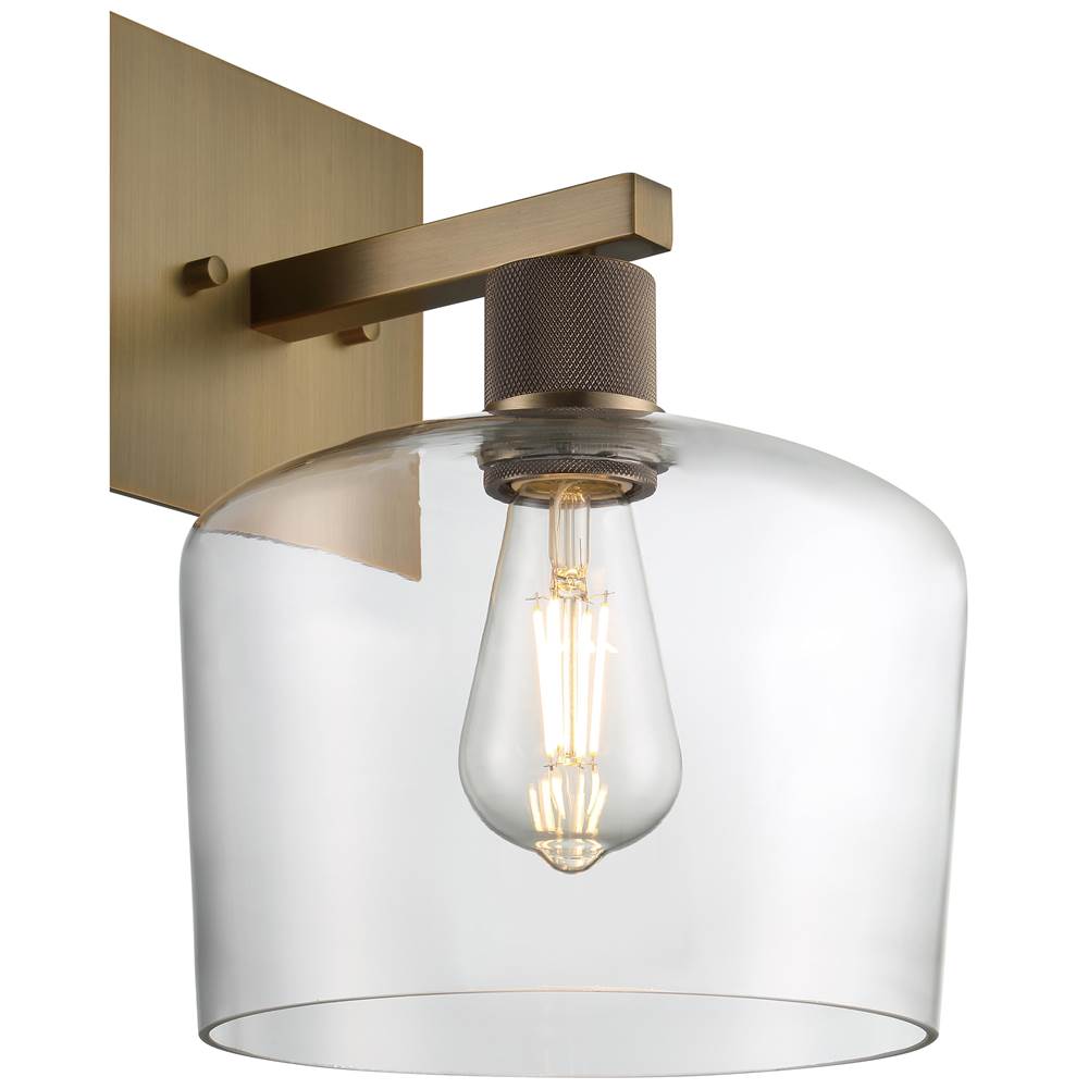 Access Lighting 63144LEDDLP-ABB/CLR Antique Brushed Brass Chardonnay Led Wall Sconce Image 3