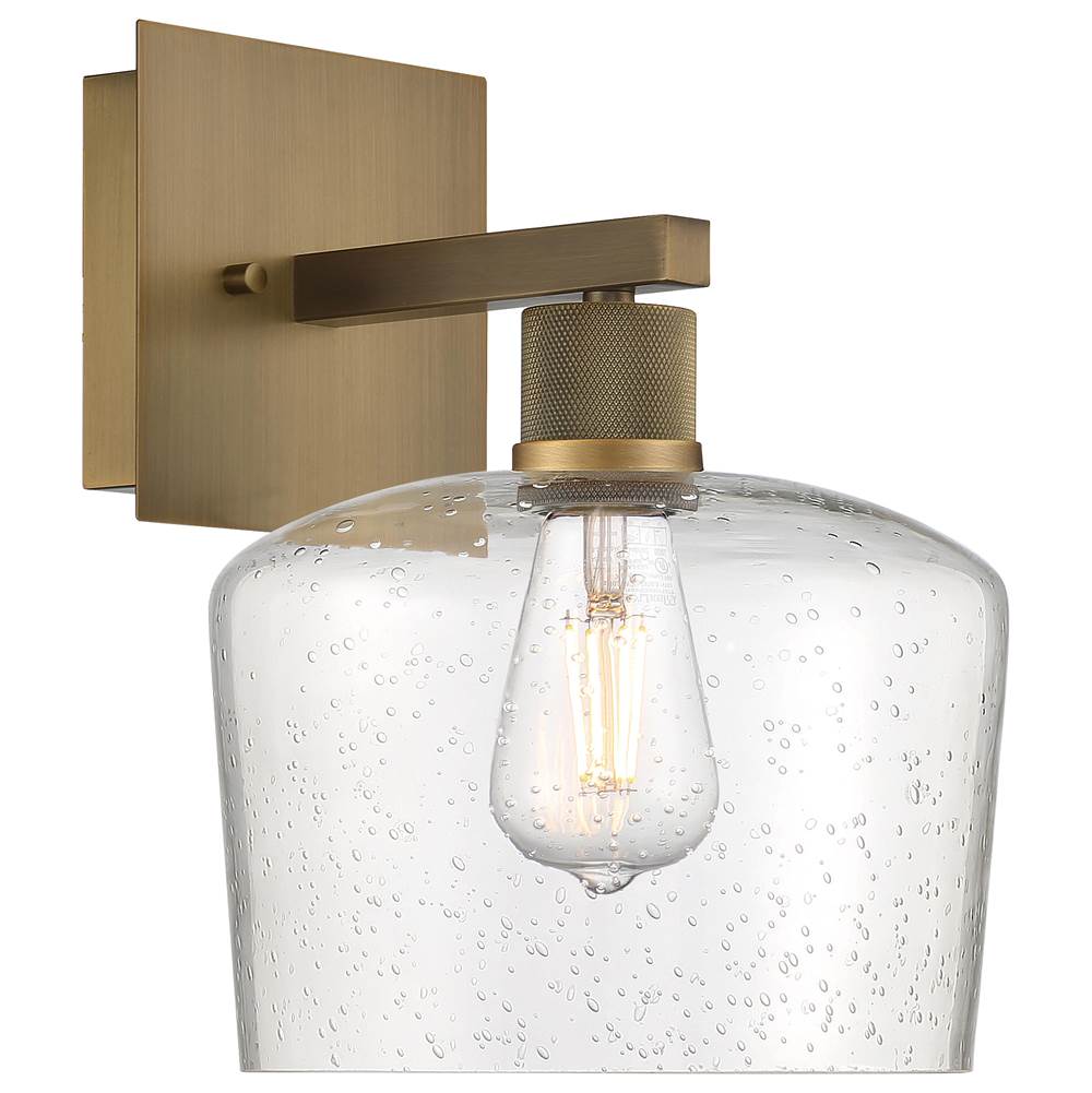 Access Lighting 63144LEDDLP-ABB/SDG Antiqued Brushed Brass Chardonnay Led Wall Sconce Image 1