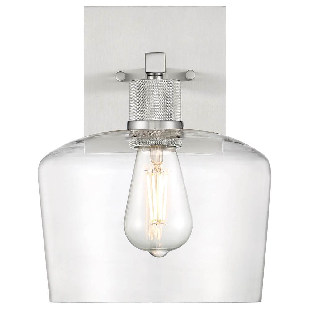 Access Lighting 63144LEDDLP-BS/CLR Brushed Steel Chardonnay Led Wall Sconce Image 5