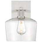 Access Lighting 63144LEDDLP-BS/CLR Brushed Steel Chardonnay Led Wall Sconce Image 5