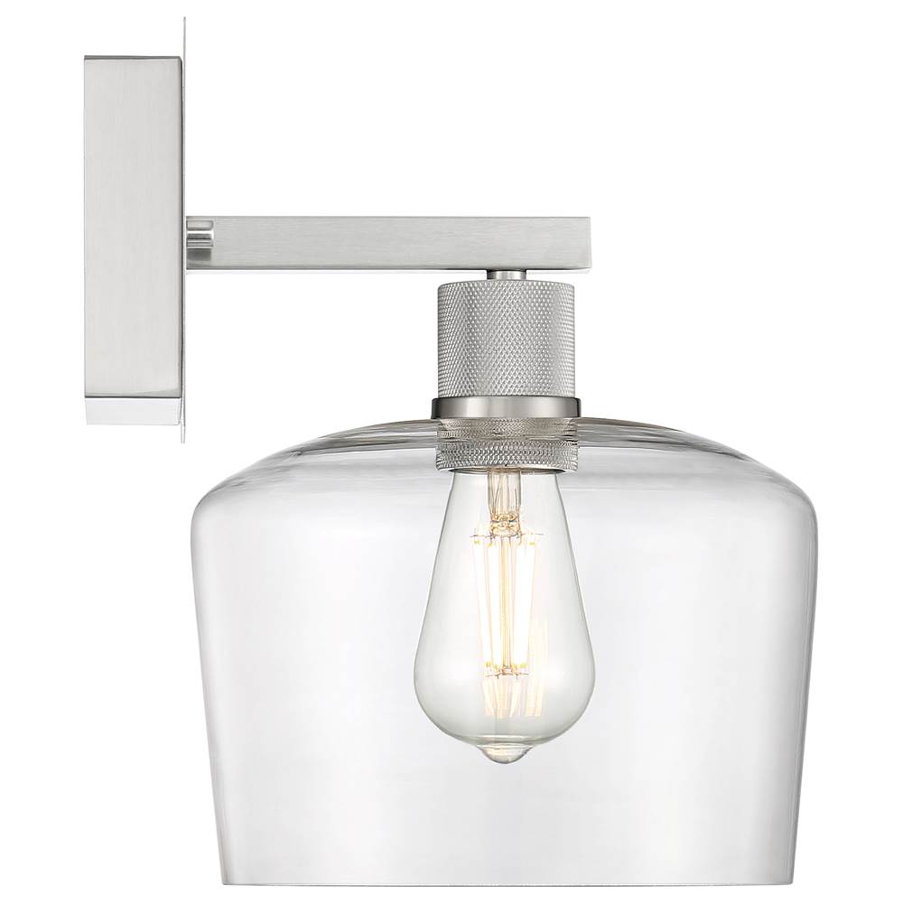 Access Lighting 63144LEDDLP-BS/CLR Brushed Steel Chardonnay Led Wall Sconce Image 4