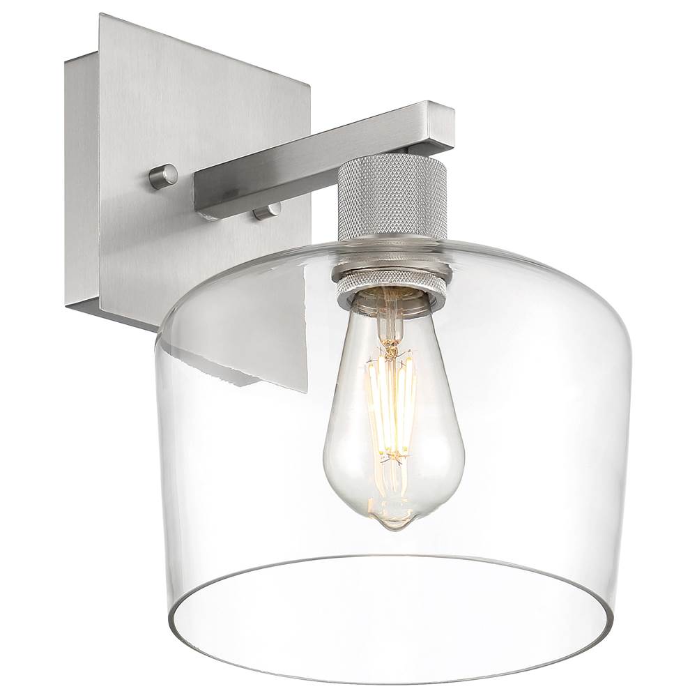 Access Lighting 63144LEDDLP-BS/CLR Brushed Steel Chardonnay Led Wall Sconce Image 3