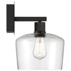 Access Lighting 63144LEDDLP-MBL/CLR Matte Black Chardonnay Led Wall Sconce Image 4