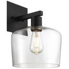 Access Lighting 63144LEDDLP-MBL/CLR Matte Black Chardonnay Led Wall Sconce Image 2
