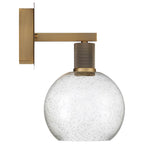 Access Lighting 63145LEDD-ABB/SDG Antiqued Brushed Brass Burgundy Led Wall Sconce Image 4