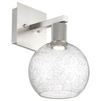 Access Lighting 63145LEDD-BS/SDG Brushed Steel Burgundy Led Wall Sconce Image 4