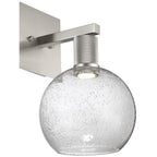 Access Lighting 63145LEDD-BS/SDG Brushed Steel Burgundy Led Wall Sconce Image 3