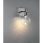 Access Lighting 63145LEDD-BS/SDG Brushed Steel Burgundy Led Wall Sconce Image 2