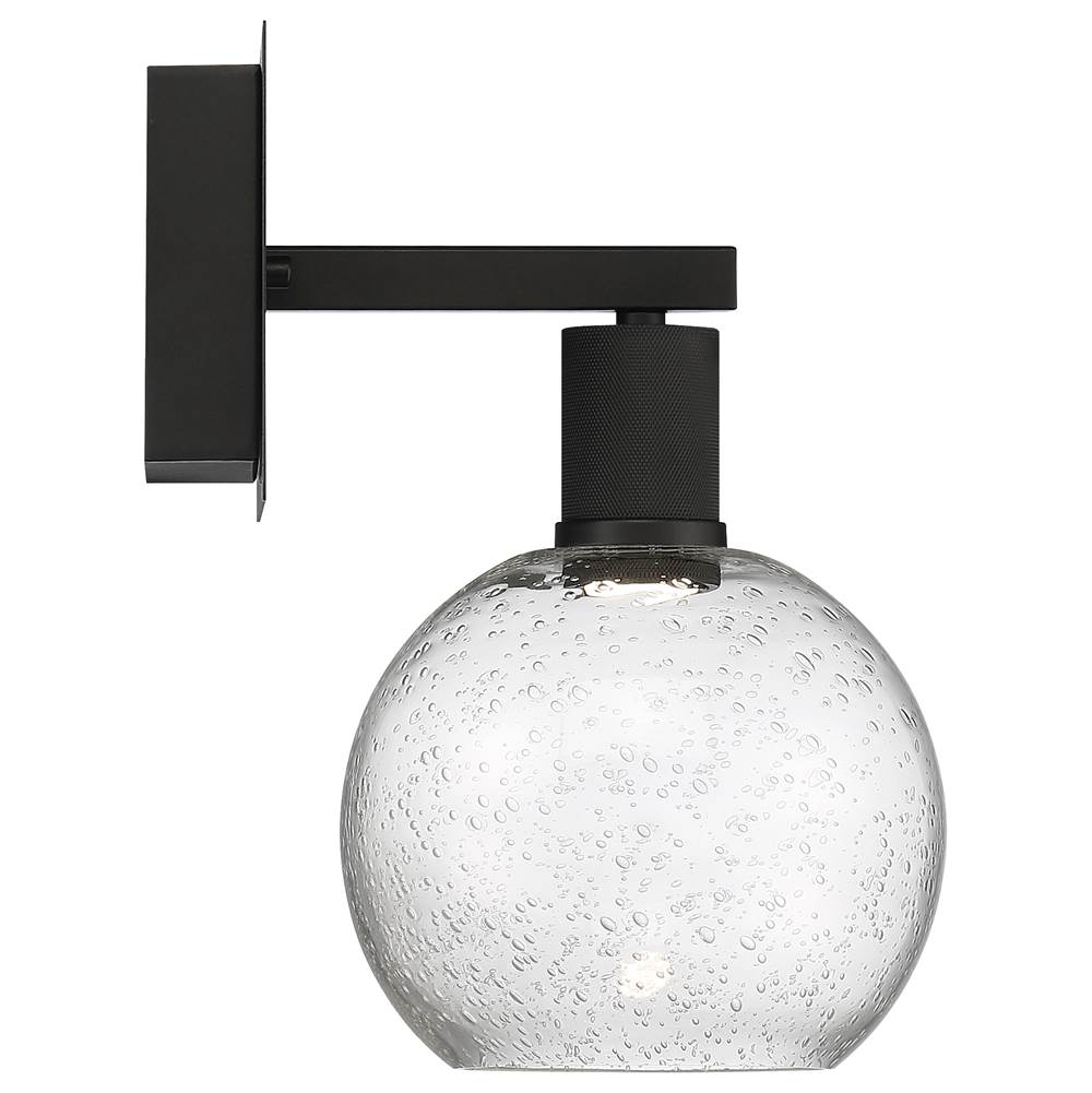 Access Lighting 63145LEDD-MBL/SDG Matte Black Burgundy Led Wall Sconce Image 4
