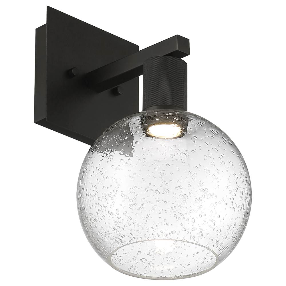 Access Lighting 63145LEDD-MBL/SDG Matte Black Burgundy Led Wall Sconce Image 3