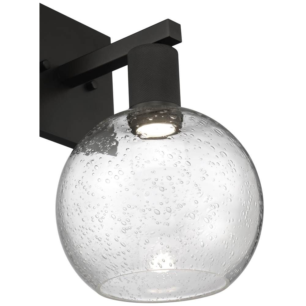 Access Lighting 63145LEDD-MBL/SDG Matte Black Burgundy Led Wall Sconce Image 2