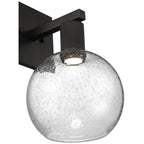 Access Lighting 63145LEDD-MBL/SDG Matte Black Burgundy Led Wall Sconce Image 2