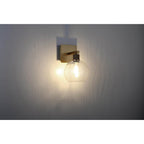 Access Lighting 63145LEDDLP-ABB/SDG Antiqued Brushed Brass Burgundy Led Wall Sconce Image 3