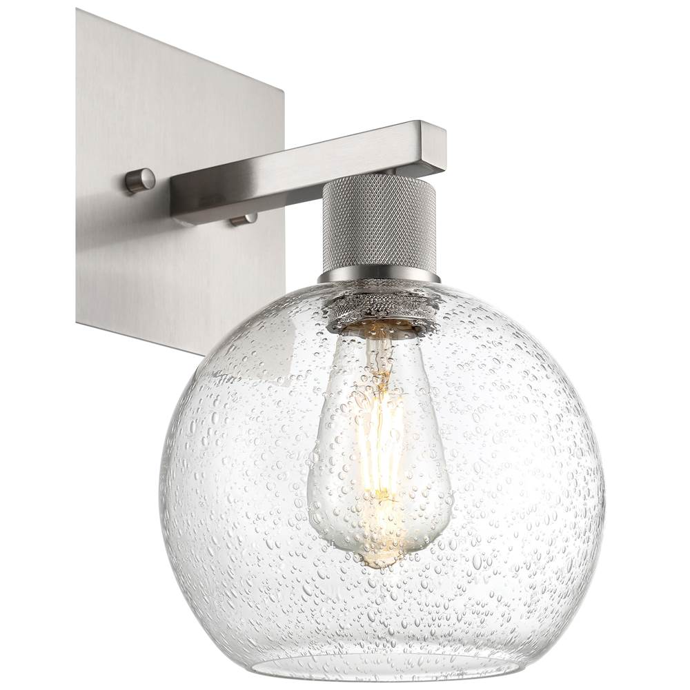 Access Lighting 63145LEDDLP-BS/SDG Brushed Steel Burgundy Led Wall Sconce Image 4
