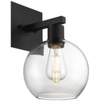 Access Lighting 63145LEDDLP-MBL/CLR Matte Black Burgundy Led Wall Sconce Image 6