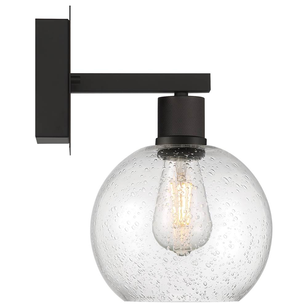 Access Lighting 63145LEDDLP-MBL/SDG Matte Black Burgundy Led Wall Sconce Image 5