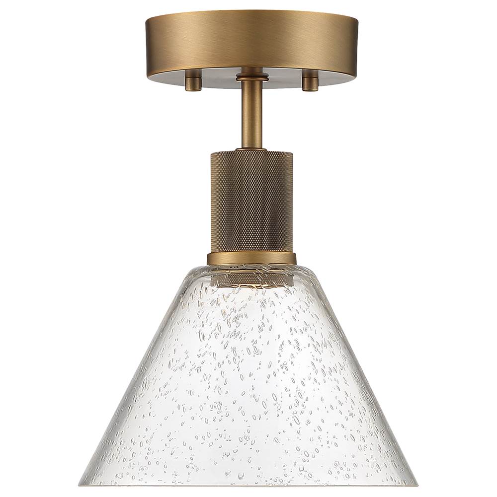 Access Lighting 63146LEDD-ABB/SDG Antique Brushed Brass Martini Led Semi-flush Image 2