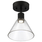 Access Lighting 63146LEDD-MBL/CLR Matte Black Martini Led Semi-flush Image 2