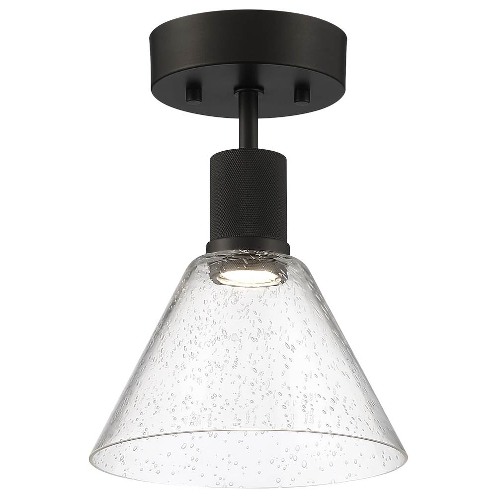 Access Lighting 63146LEDD-MBL/SDG Matte Black Martini Led Semi-flush Image 1