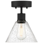 Access Lighting 63146LEDDLP-MBL/SDG Matte Black Martini Led Semi-flush Image 3