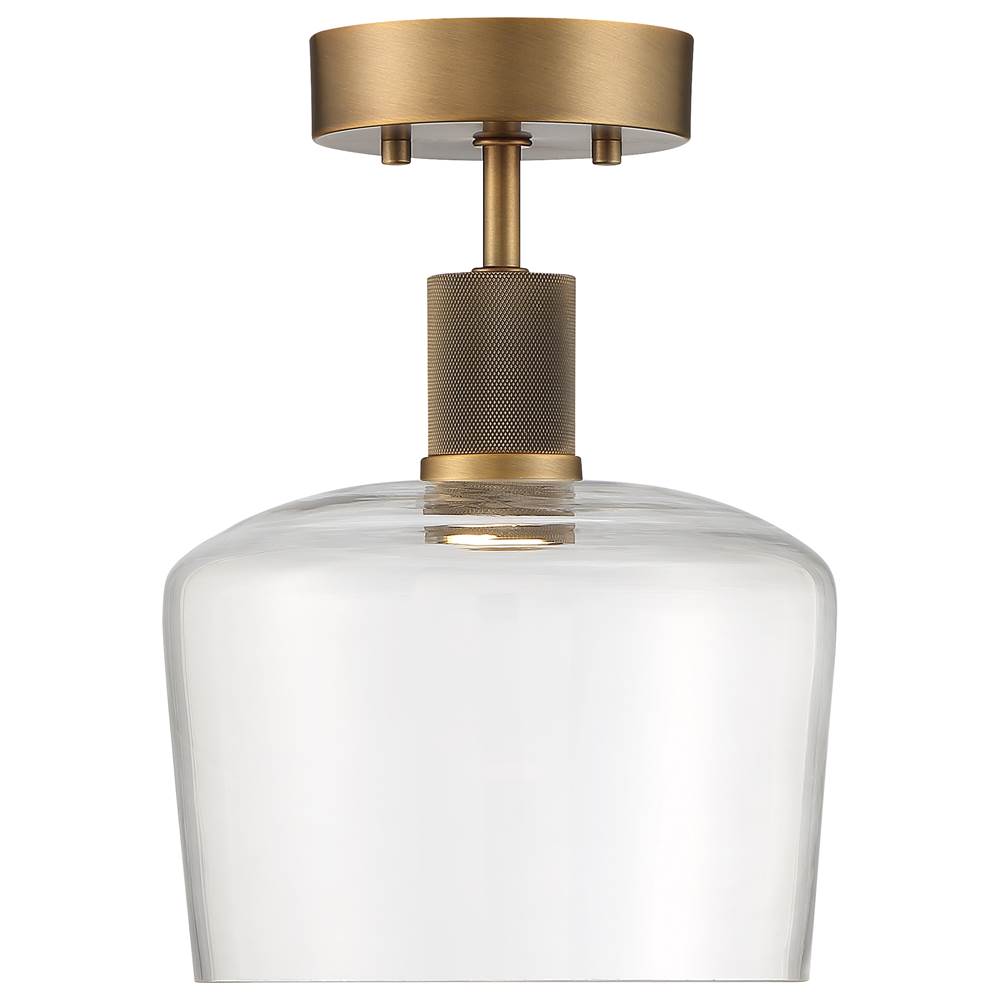 Access Lighting Port Nine Chardonnay Led Semi-flush