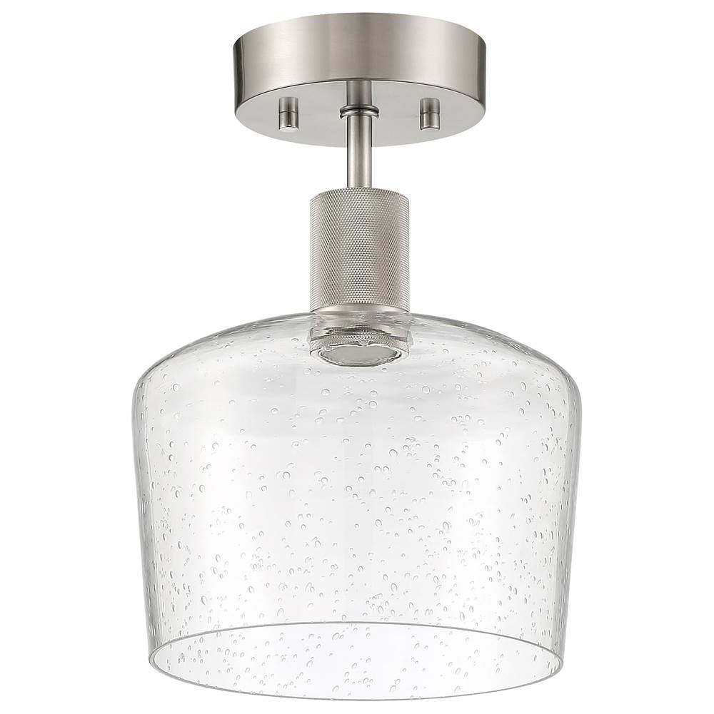 Access Lighting 63147LEDD-BS/SDG Brushed Steel Chardonnay Led Semi-flush Image 2