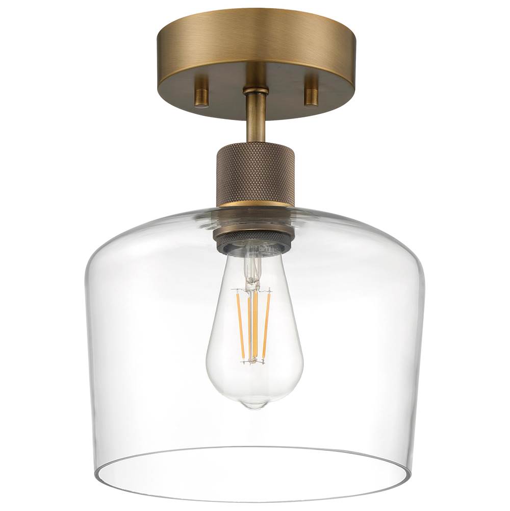 Access Lighting Port Nine Chardonnay Led Semi-flush