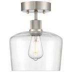 Access Lighting 63147LEDDLP-BS/CLR Brushed Steel Chardonnay Led Semi-flush Image 3