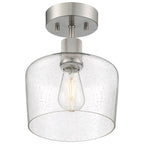 Access Lighting 63147LEDDLP-BS/SDG Brushed Steel Chardonnay Led Semi-flush Image 4