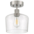 Access Lighting 63147LEDDLP-BS/SDG Brushed Steel Chardonnay Led Semi-flush Image 2