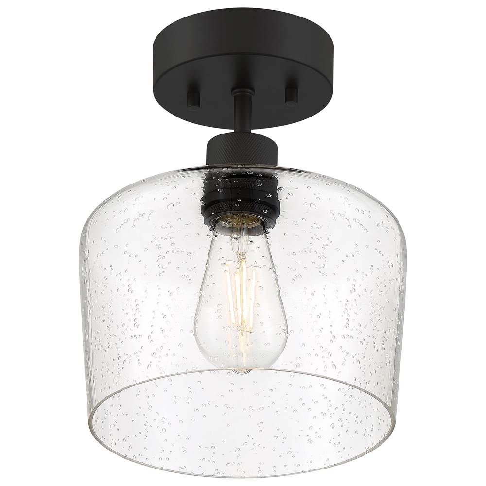 Access Lighting 63147LEDDLP-MBL/SDG Matte Black Chardonnay Led Semi-flush Image 4