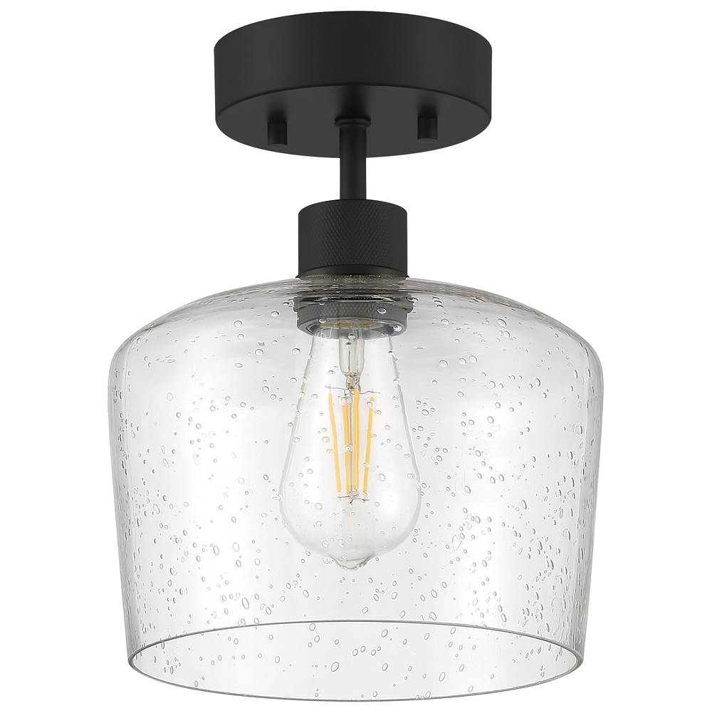 Access Lighting 63147LEDDLP-MBL/SDG Matte Black Chardonnay Led Semi-flush Image 2