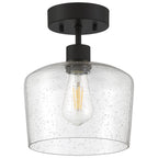 Access Lighting 63147LEDDLP-MBL/SDG Matte Black Chardonnay Led Semi-flush Image 2