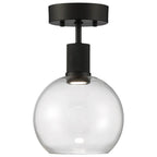 Access Lighting Port Nine Burgundy Led Semi-flush