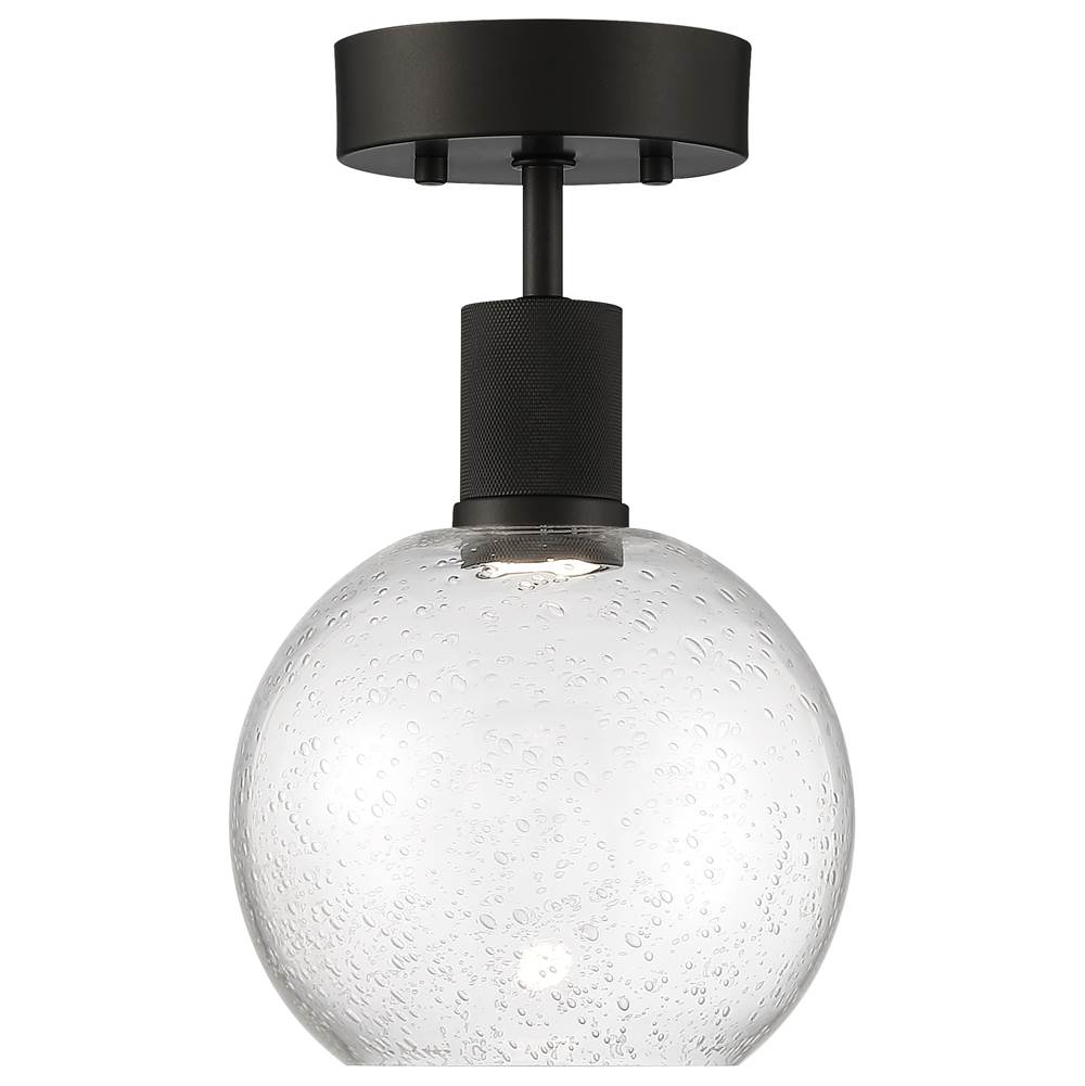 Access Lighting Port Nine Burgundy Led Semi-flush