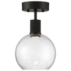 Access Lighting Port Nine Burgundy Led Semi-flush