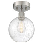 Access Lighting Port Nine Burgundy Led Semi-flush