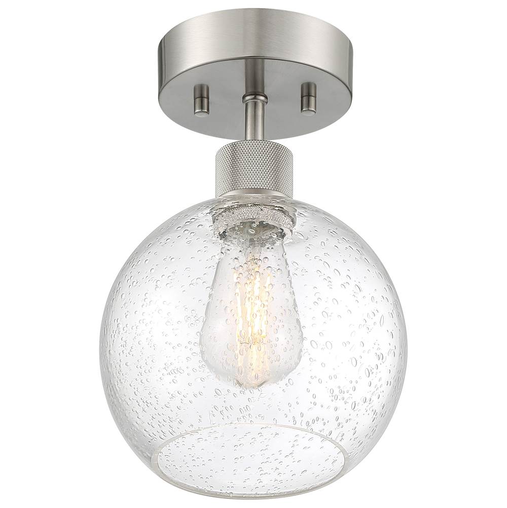 Access Lighting Port Nine Burgundy Led Semi-flush