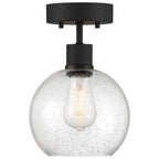 Access Lighting 63148LEDDLP-MBL/SDG Matte Black Burgundy Led Semi-flush Image 4